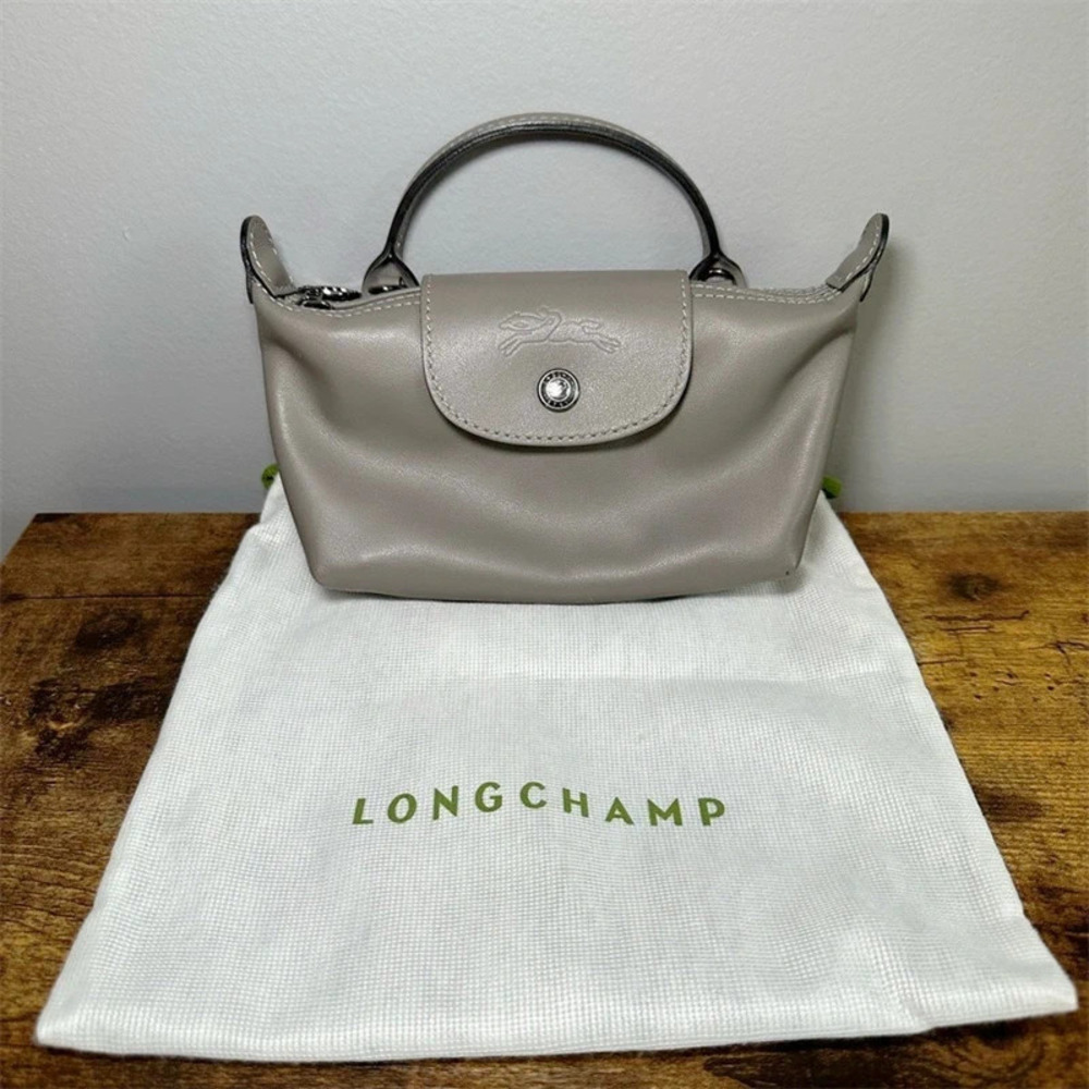 LONGCHAMP Honore Structured Leather Satchel